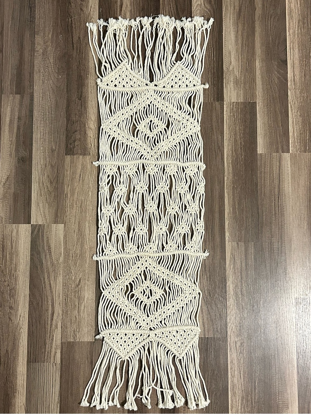 Handmade Macrame Wall Hanging - Cream